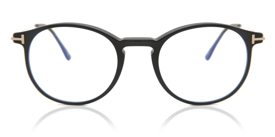 Tom Ford FT5759-B Blue-Light Block 001 Eyeglasses in Shiny Black |  SmartBuyGlasses USA