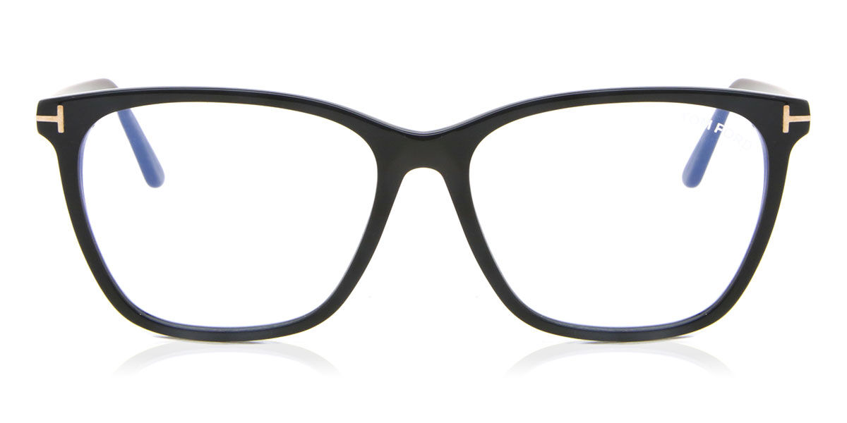 Tom Ford FT5762-B Blue-Light Block 001 Glasses Shiny Black |  SmartBuyGlasses Canada