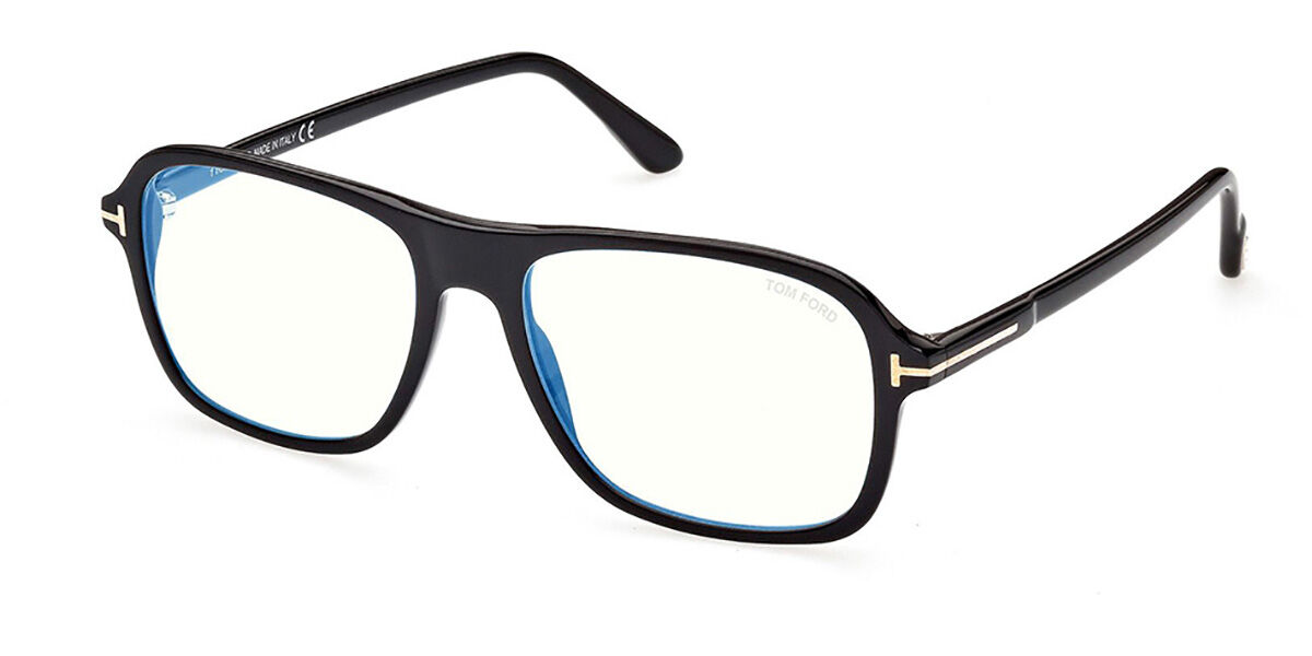 Tom Ford Ft5588 B Blue Light Block 001 Glasses Black Visiondirect Australia 7920