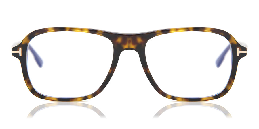 Tom Ford FT5806-B Blue-Light Block 052 Glasses Dark Havana | VisionDirect  Australia