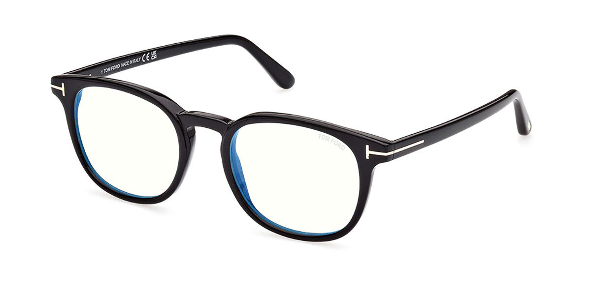 Tom Ford Ft5819 B Blue Light Block 001 Eyeglasses In Black Smartbuyglasses Usa 2298