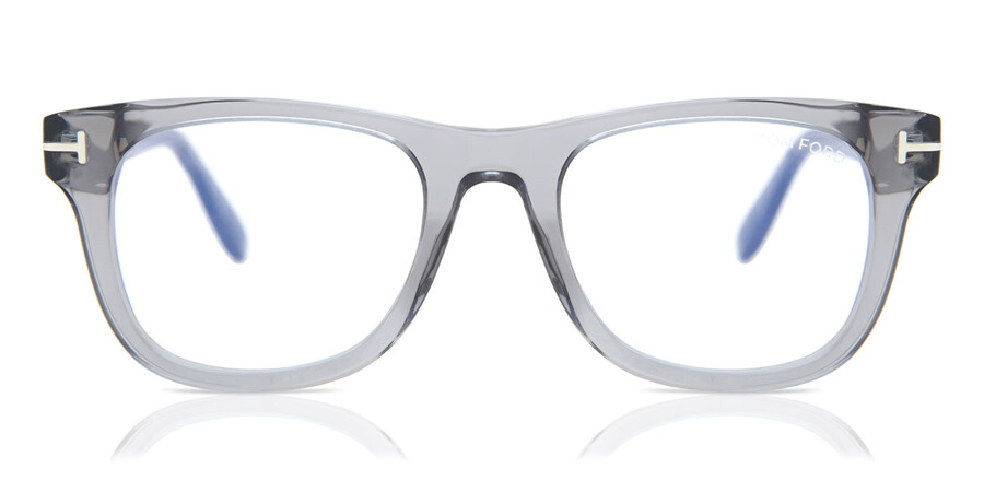 Tom Ford FT5820-B Blue-Light Block 020 Glasses Clear Grey | SmartBuyGlasses  Canada