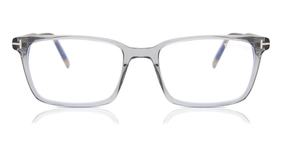 Tom Ford FT5802-B Blue-Light Block 020 Glasses Transparent Grey |  VisionDirect Australia