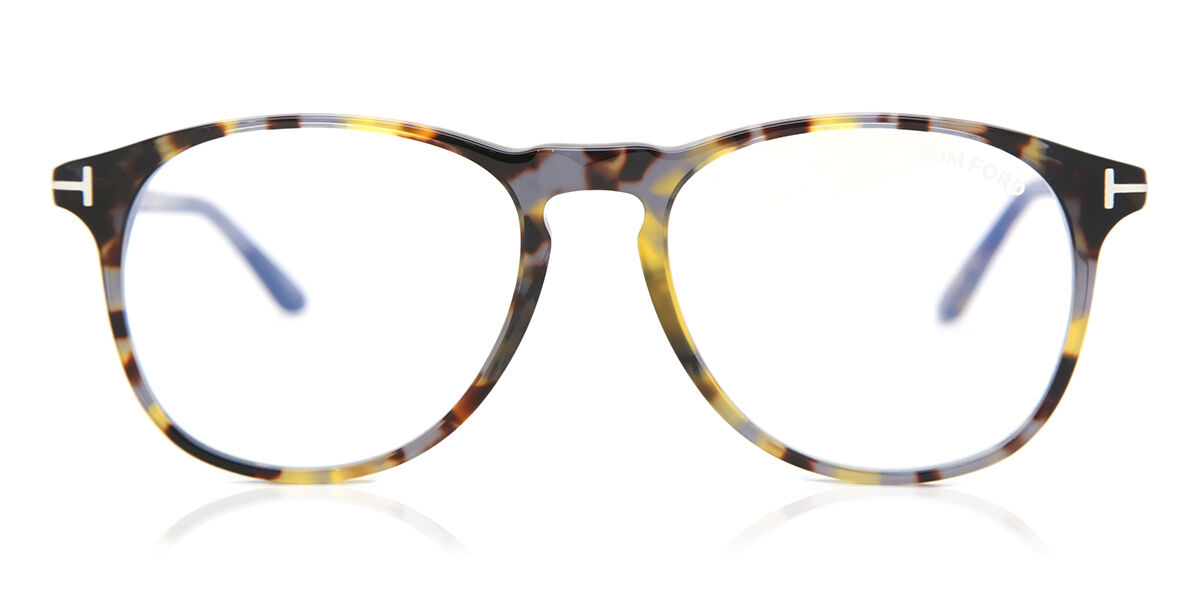 Tom Ford FT5805-B Blue-Light Block 055 Men's Glasses Tortoiseshell Size - Free Lenses - HSA/FSA Insurance - Blue Light Block Available