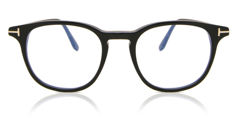 Tom Ford FT5832-B Blue-Light Block 001 Glasses Shiny Black | VisionDirect  Australia