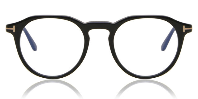 Tom Ford FT5833-B 001 Blue-Light Block Shiny Black  display picture 3