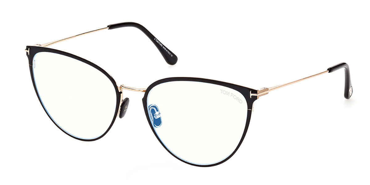 Tom Ford FT5840-B Blue-Light Block 001 Glasses Shiny Black |  SmartBuyGlasses New Zealand