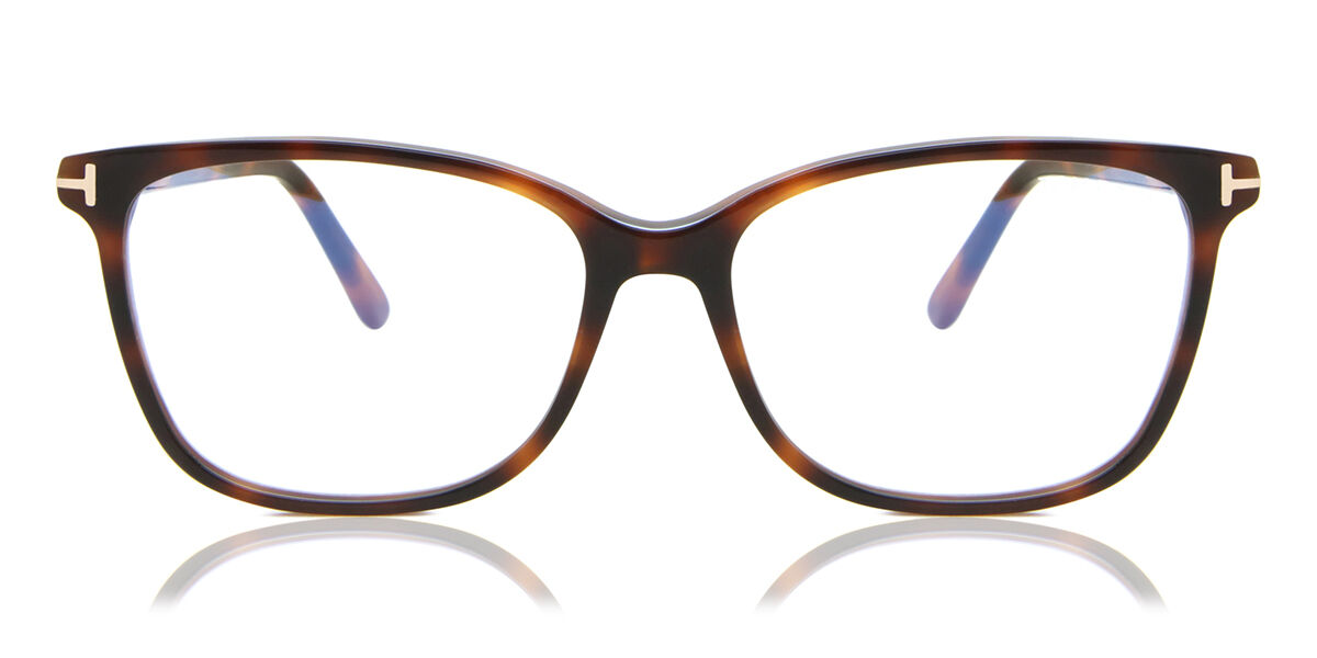 Tom Ford Ft5842 B Blue Light Block 053 Eyeglasses In Tortoise Smartbuyglasses Usa 5812