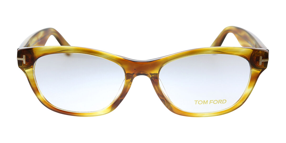 Tom Ford FT5425-F Asian Fit 055 Eyeglasses in Light Tortoise |  SmartBuyGlasses USA