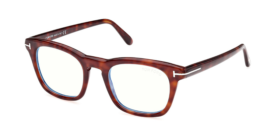 Tom Ford FT5870-B Blue-Light Block 054 Glasses Tortoise | VisionDirect  Australia