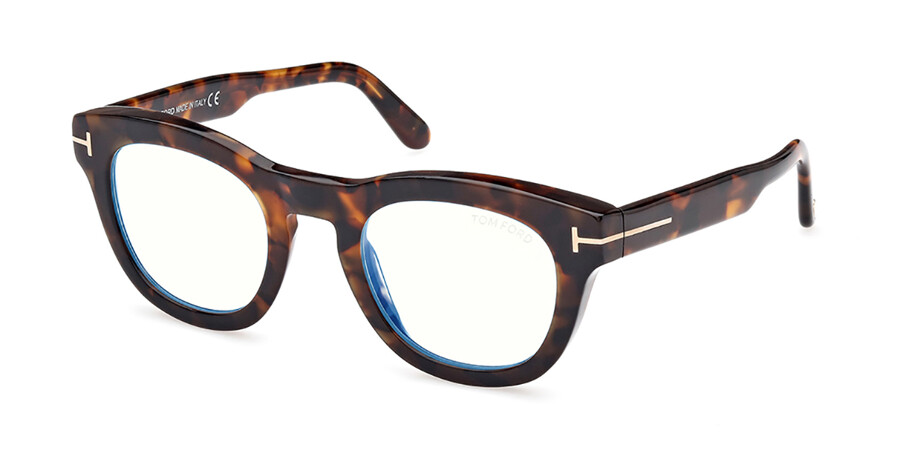 Tom Ford FT5873-B Blue-Light Block 052 Glasses Dark Tortoise |  SmartBuyGlasses UK