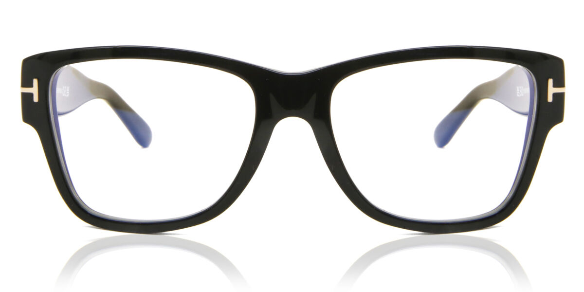 Tom Ford Ft5878 B Blue Light Block 001 Glasses Shiny Black Smartbuyglasses Canada 0142