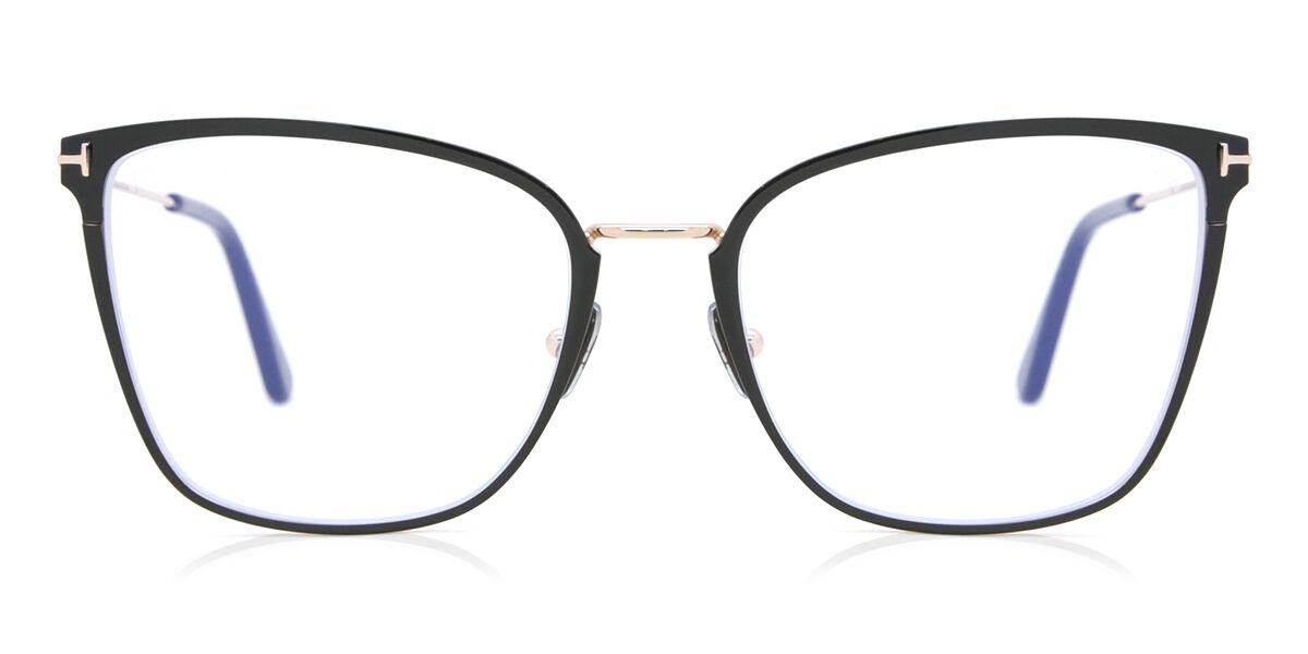 Tom Ford FT5839B BlueLight Block 001 Glasses Shiny Black