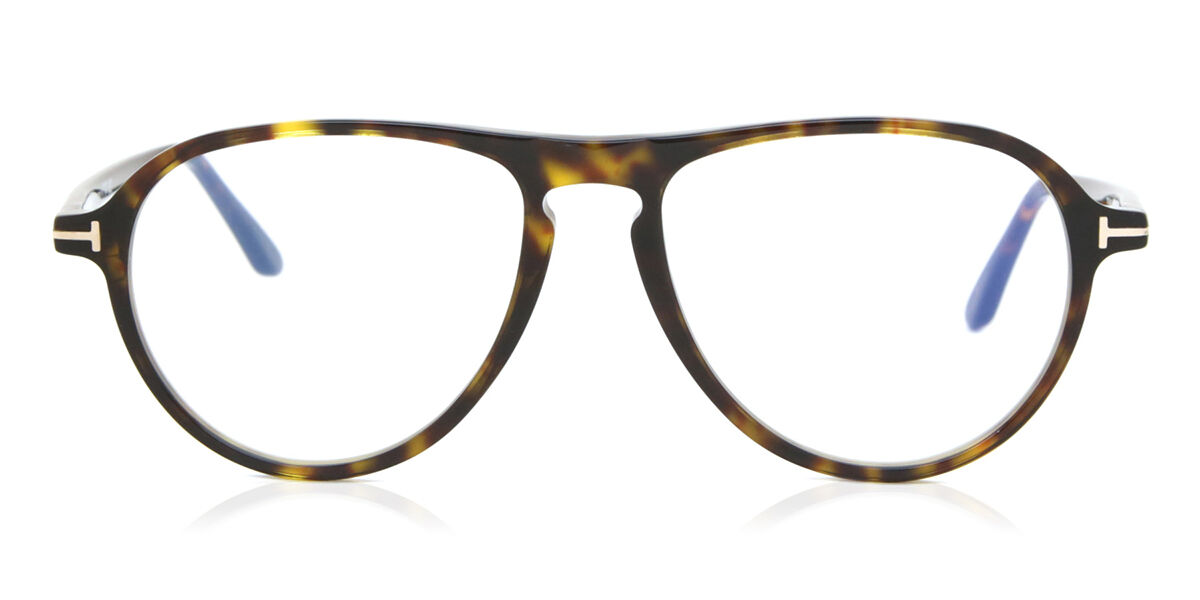 Tom Ford FT5869-B Blue-Light Block 052 Glasses Tortoise | VisionDirect ...