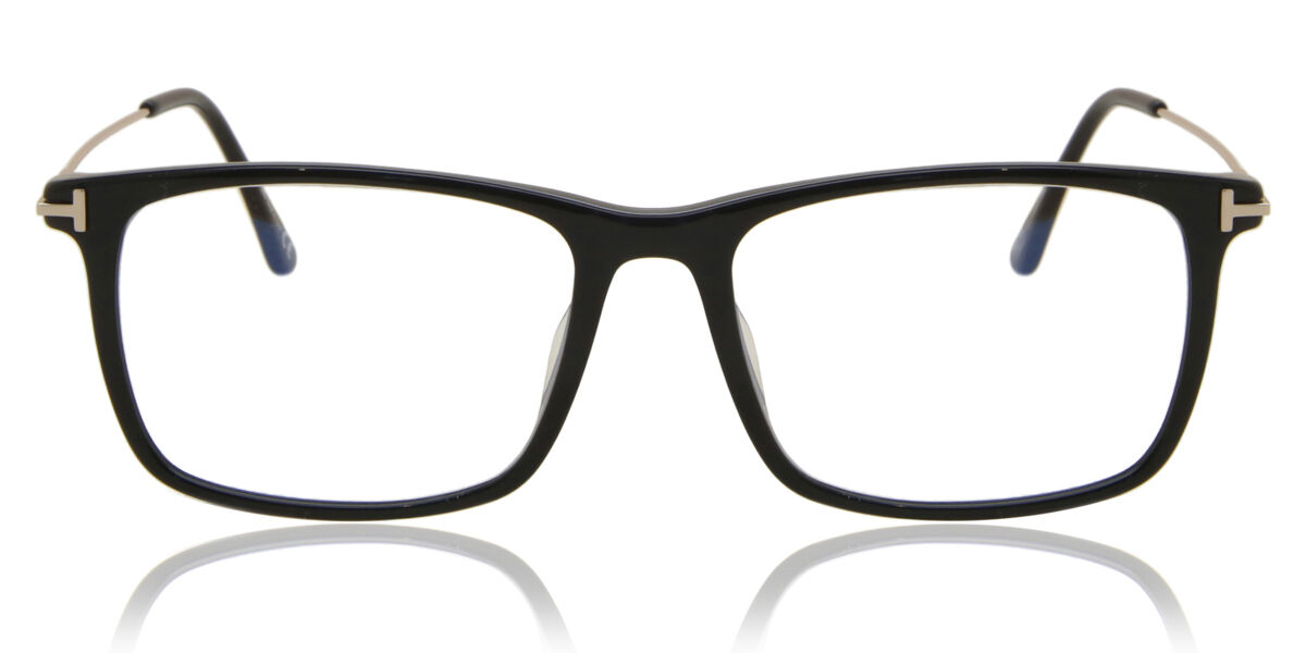 Tom Ford Ft5758 F B Asian Fit Blue Light Block 001 メガネ Shiny Black Smartbuyglassesジャパン 3811