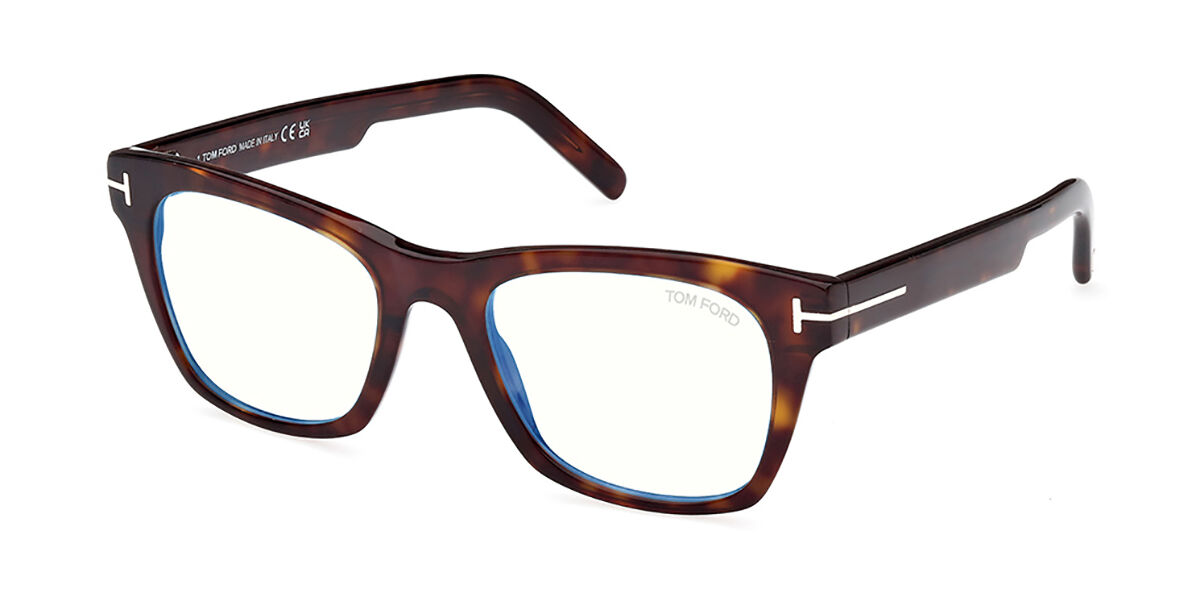 Tom Ford FT5886-B Blue-Light Block 052 Glasses Tortoise | VisionDirect ...