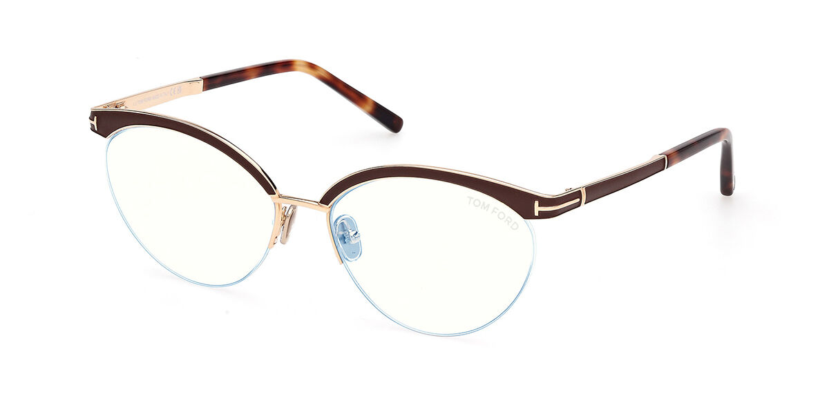 Tom Ford FT5983-B Blue-Light Block Women's Glasses, , Size 56