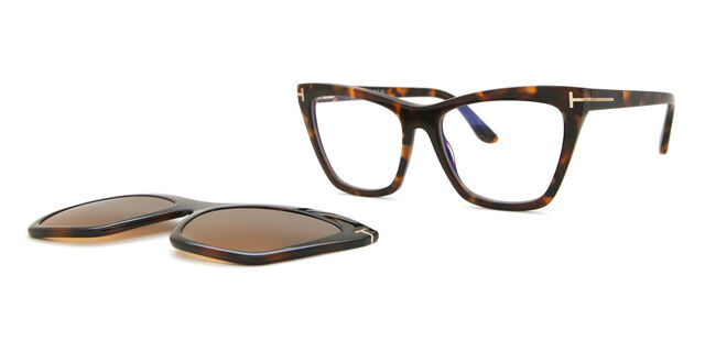 Tom Ford FT5971-B with Clip-On 052 Blue-Light Block Dark  display picture 1