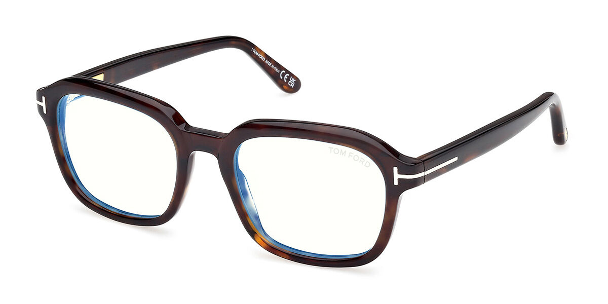 メガネ TOM FORD Tom Ford - FT6033-B 51052 - 052 Tom Ford FT6033-B Glasses 052 Dark Havana - eye-oo.com