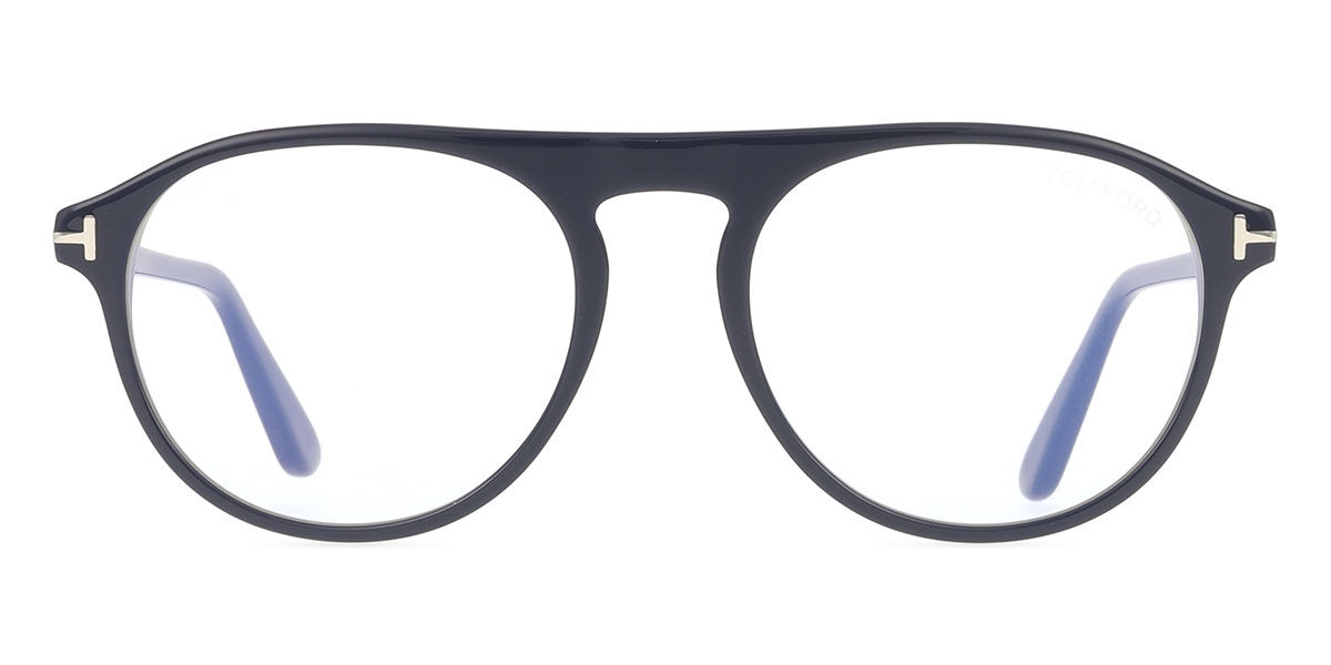 Tom Ford FT6118-B 090 Bleues-Light Block 52 Lunettes De Vue Homme Bleues