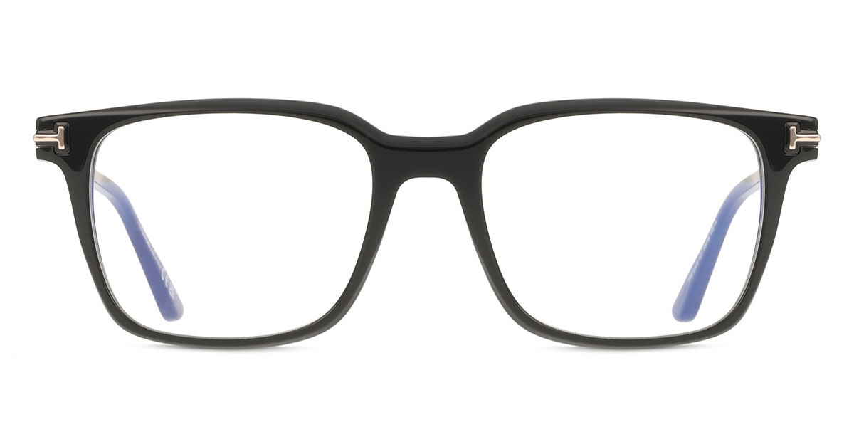 Tom Ford FT6124-B 001 Bleues-Light Block 53 Lunettes De Vue Homme Noires
