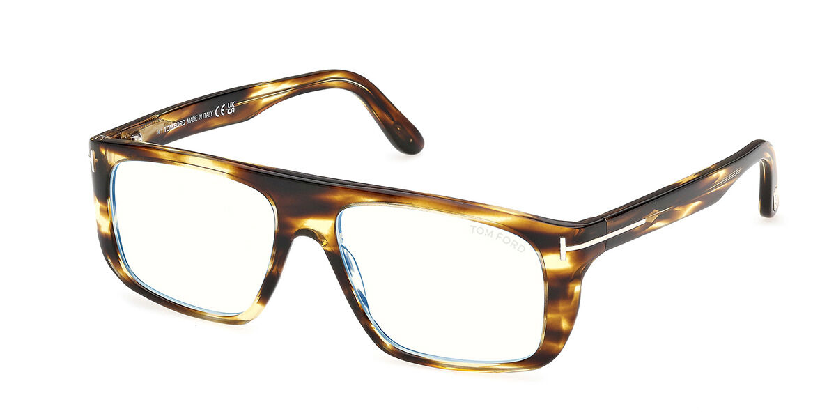 Tom Ford FT6182-B Men's Glasses, Tortoiseshell, Size 56