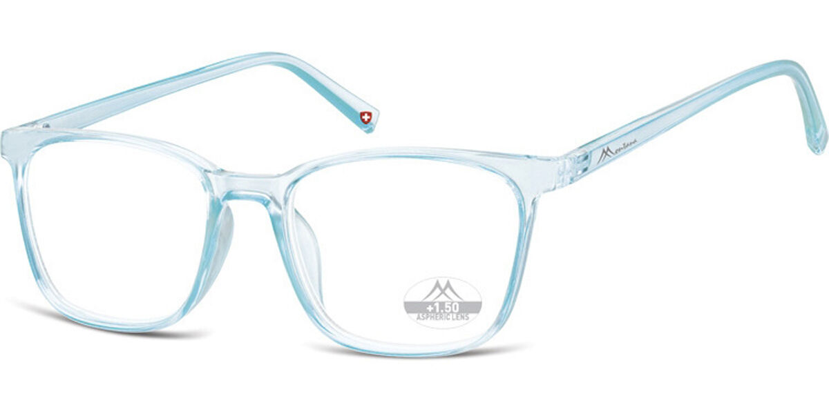Montana Readers HMR56A HMR56A Glasses Transparent Blue | VisionDirect ...