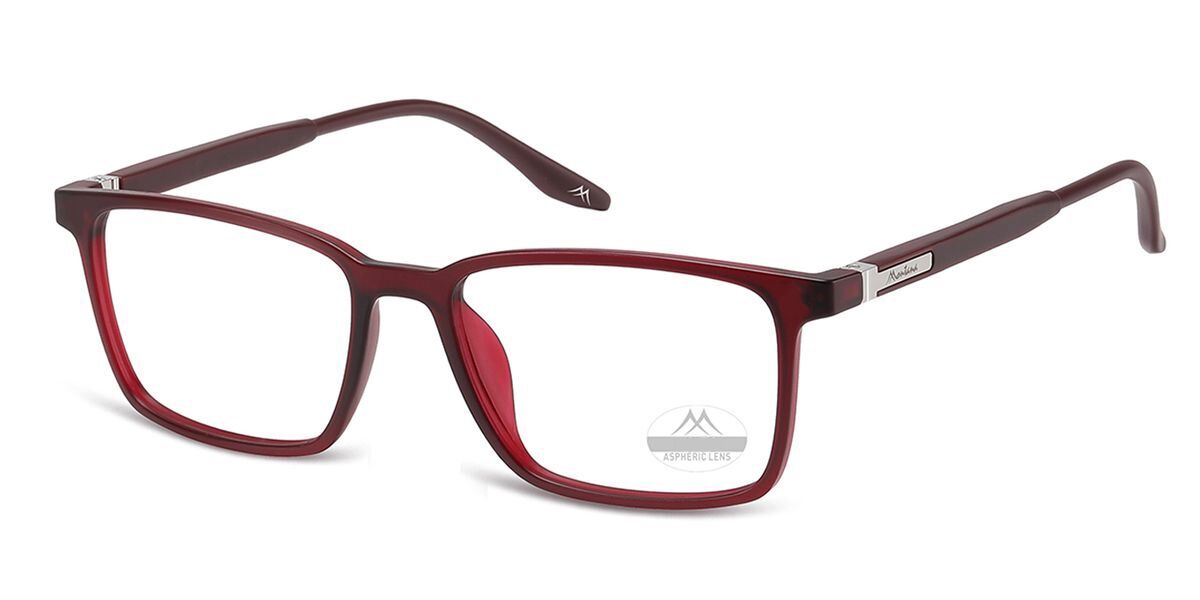 Montana Readers MRC3 MRC3C Men's Eyeglasses Red Size +1.00 (Frame Only) - Blue Light Block Available