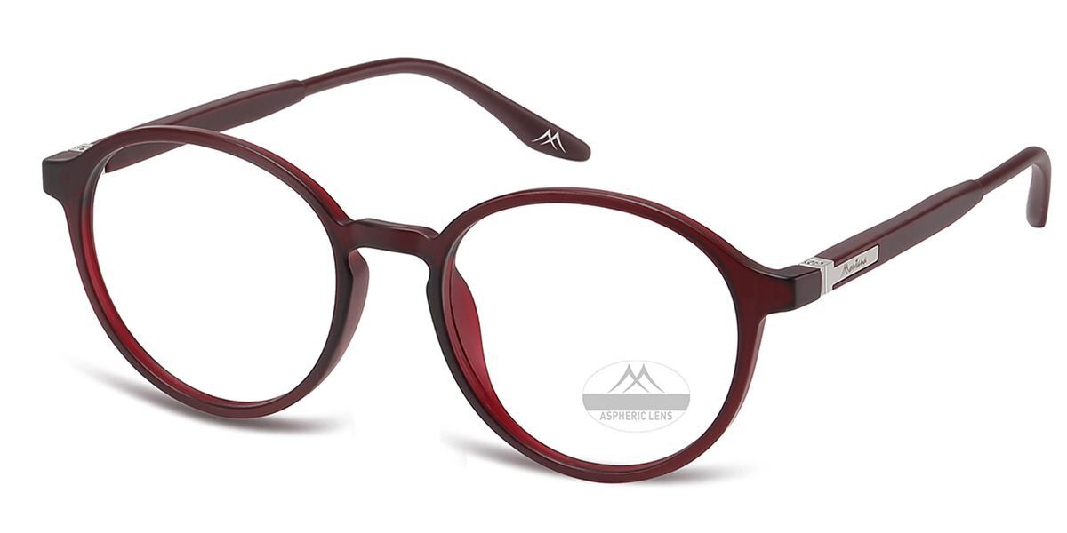 Montana Readers MRC4 MRC4C Men's Eyeglasses Red Size +1.00 - Blue Light Block Available