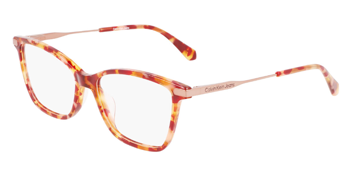 Calvin Klein Jeans CKJ21632 234 Eyeglasses in Red Havana | SmartBuyGlasses  USA