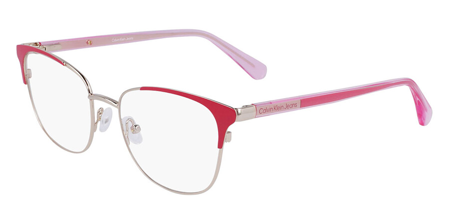 Calvin Klein Jeans CKJ22218 719 Glasses Two-Tone Gold Pink |  SmartBuyGlasses India