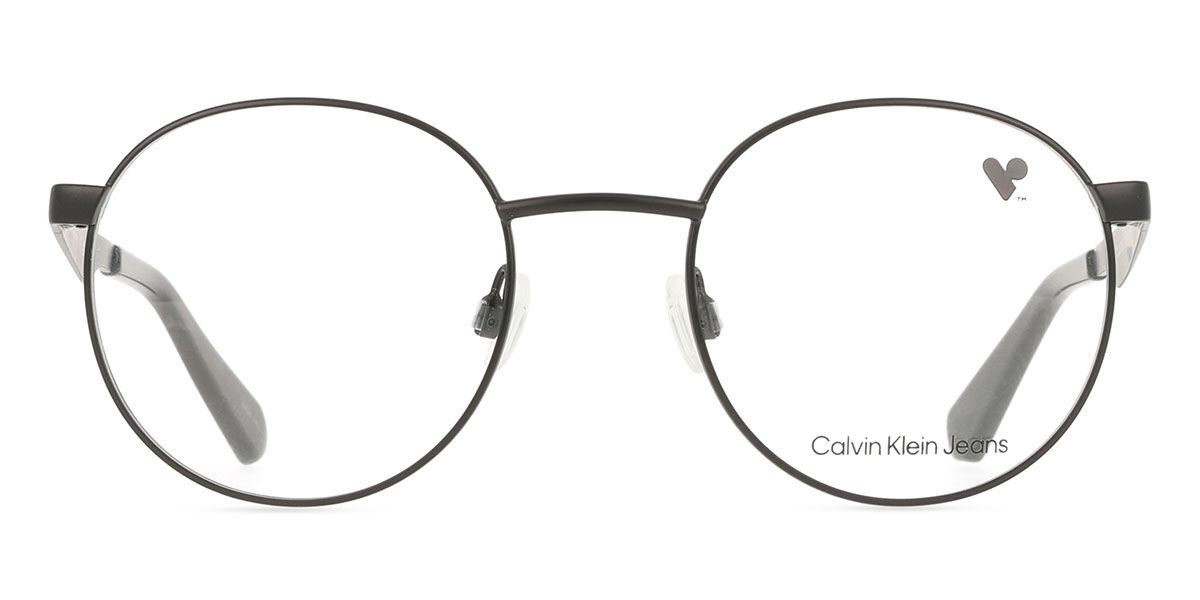 Calvin Klein Jeans CKJ24205 001 Occhiali Da Vista Neri Per Uomo (Solo Montatura)-image