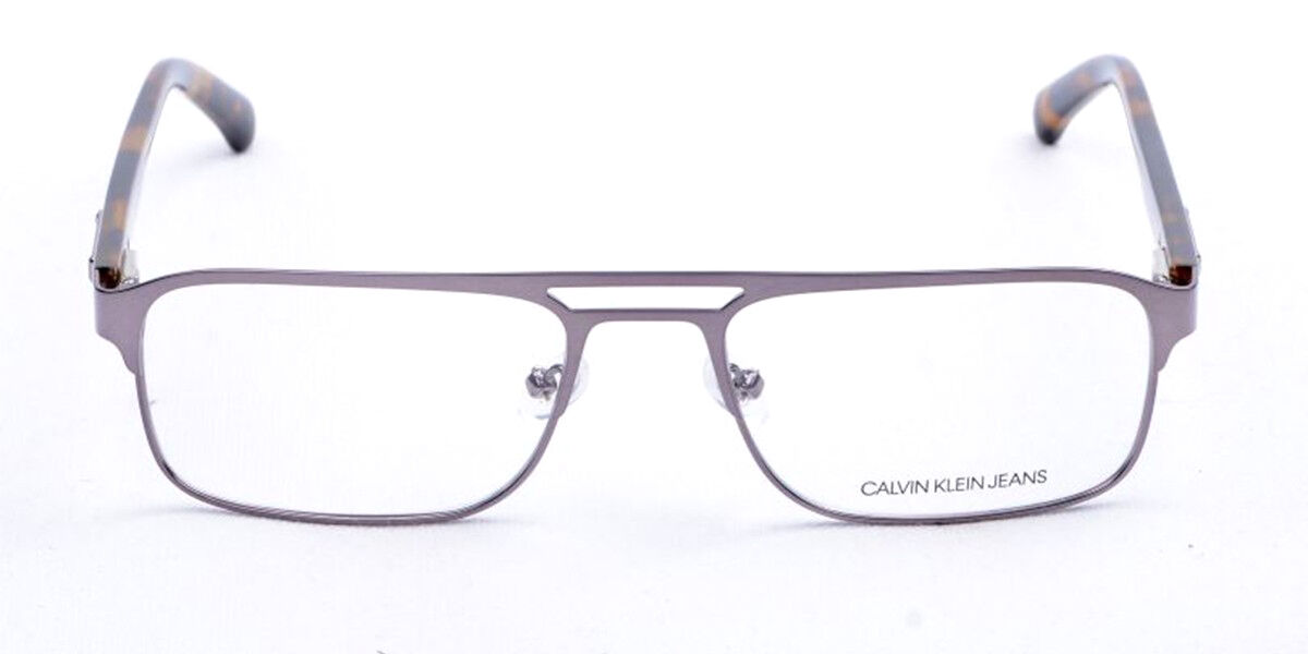 Calvin Klein Jeans CKJ517 008 Men's Eyeglasses Silver Size 52 (Frame Only) - Blue Light Block Available