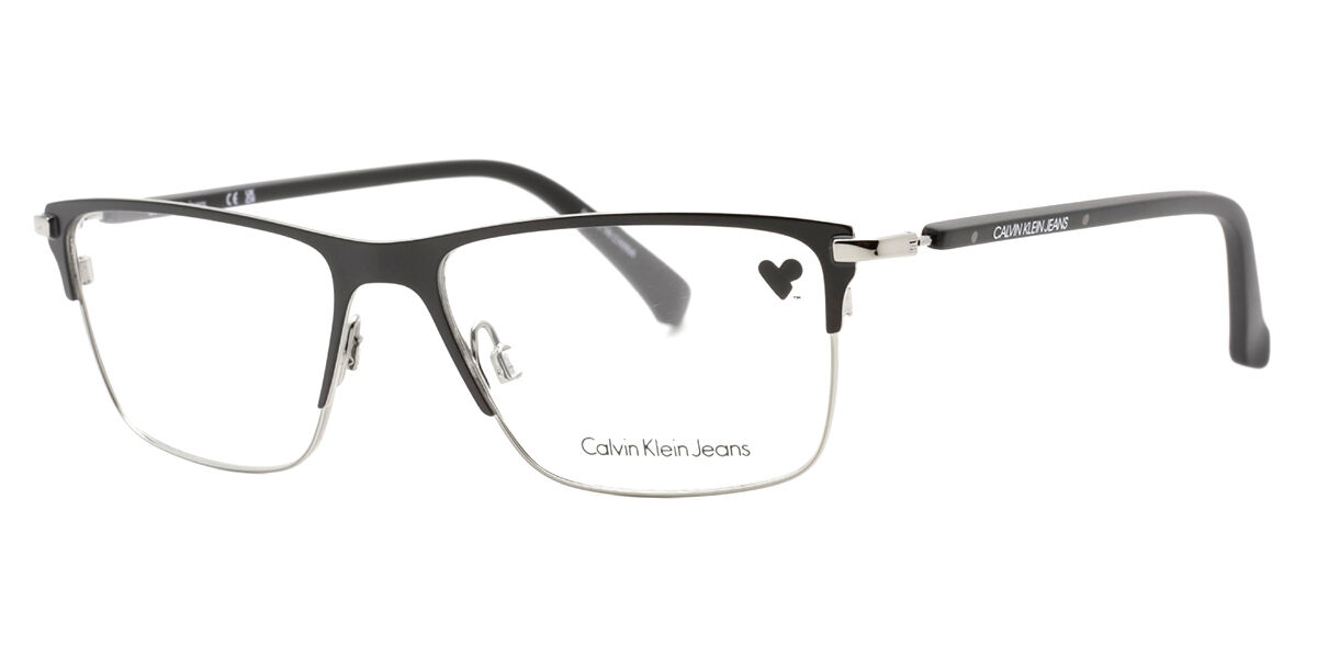 Calvin Klein Jeans CKJ21400 001 Men's Eyeglasses Black Size 54 (Frame Only) - Blue Light Block Available