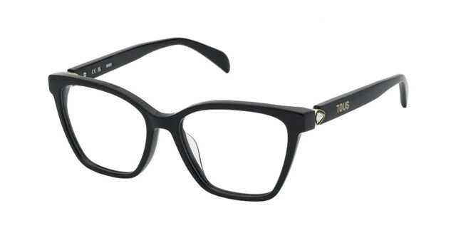 Tous frames Tous VTOB35L 0700 Shiny Black Eyeglasses | SmartBuyGlasses US main image 4