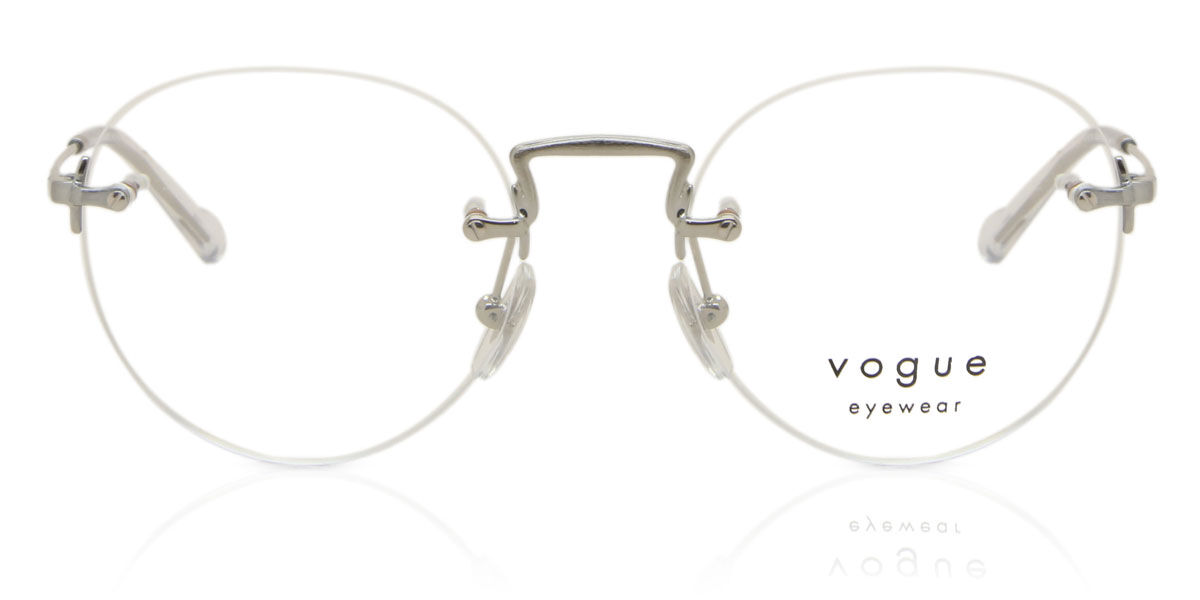 Vogue Eyewear VO4218 323 Glasses Brushed Silver SmartBuyGlasses Canada