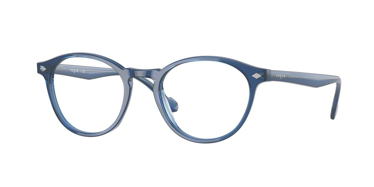 Photos - Glasses & Contact Lenses Vogue Eyewear VO5326 2983 Men's Eyeglasses Blue Size 49 (Fra 