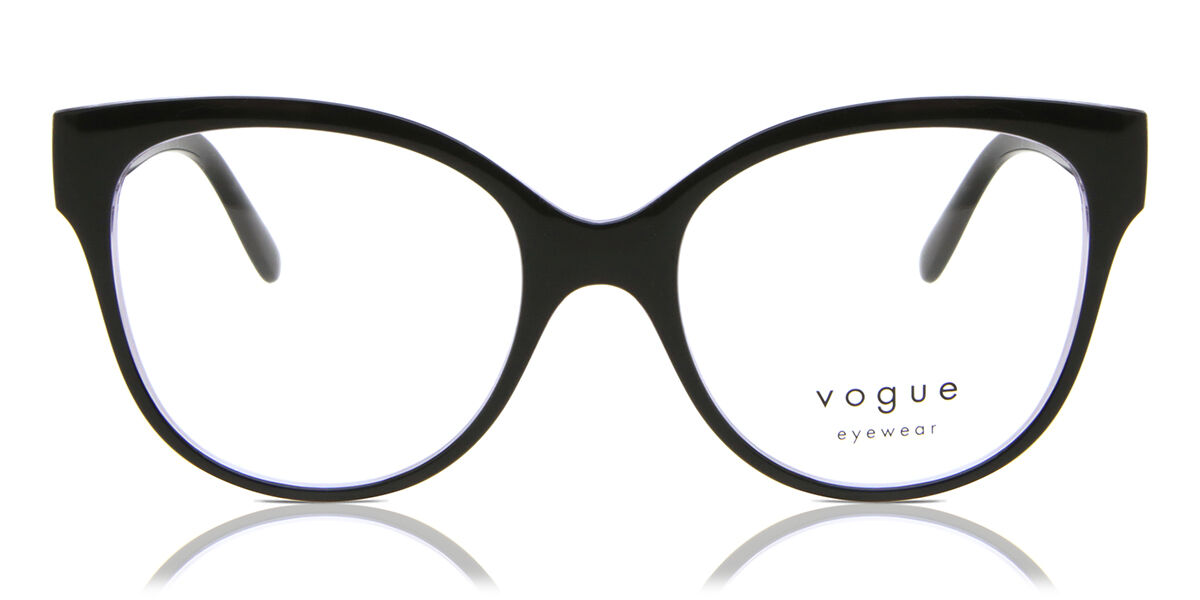 Photos - Glasses & Contact Lenses Vogue Eyewear VO5421 2992 Women's Eyeglasses Black Size 53 ( 