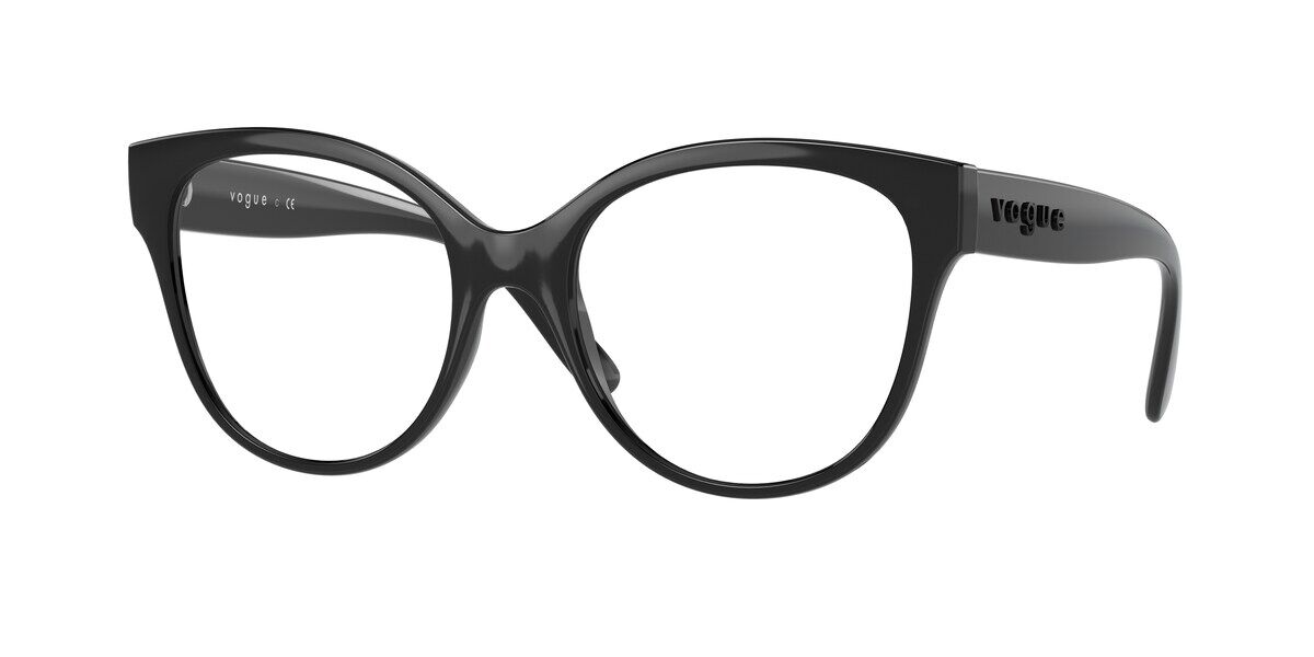 Photos - Glasses & Contact Lenses Vogue Eyewear VO5421 W44 Women's Eyeglasses Black Size 53 (F 