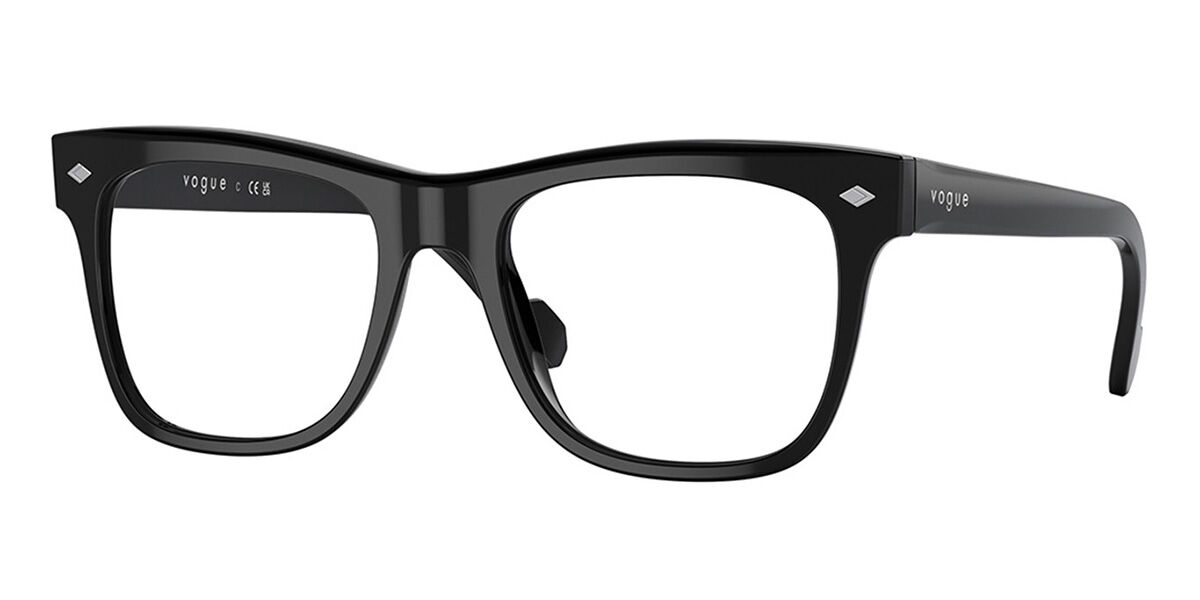 Photos - Glasses & Contact Lenses Vogue Eyewear VO5464 Polarized W44 Men's Eyeglasses Black Si 