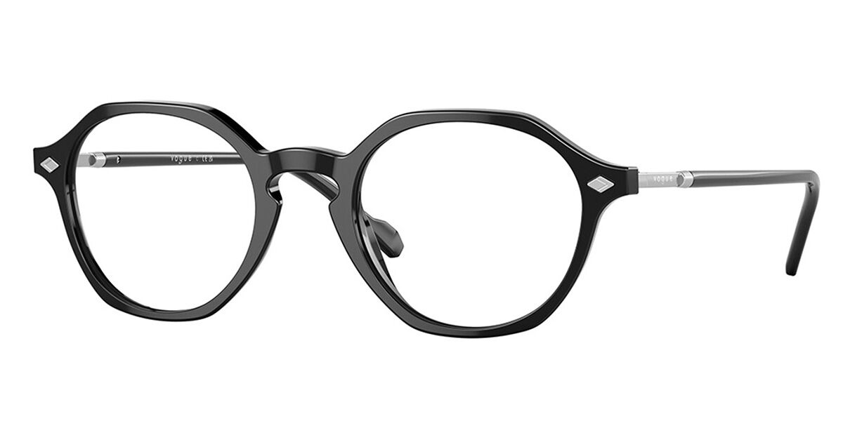 Photos - Glasses & Contact Lenses Vogue Eyewear VO5472 Polarized W44 Men's Eyeglasses Black Si 