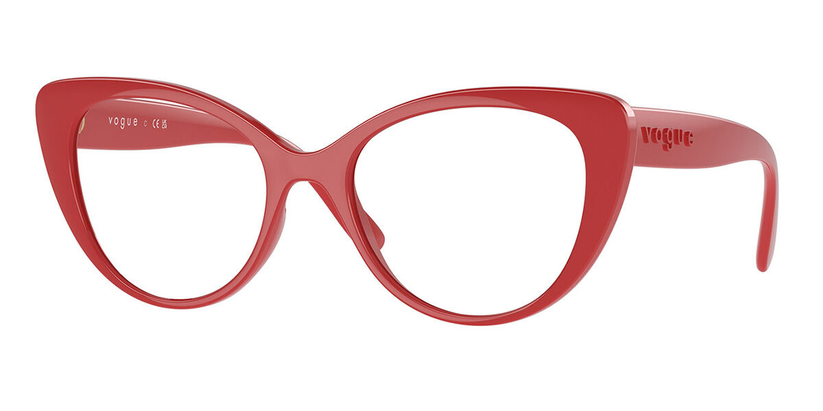 Vogue Eyewear VO5422 3080 Women's Eyeglasses Red Size 52 (Frame Only) - Blue Light Block Available