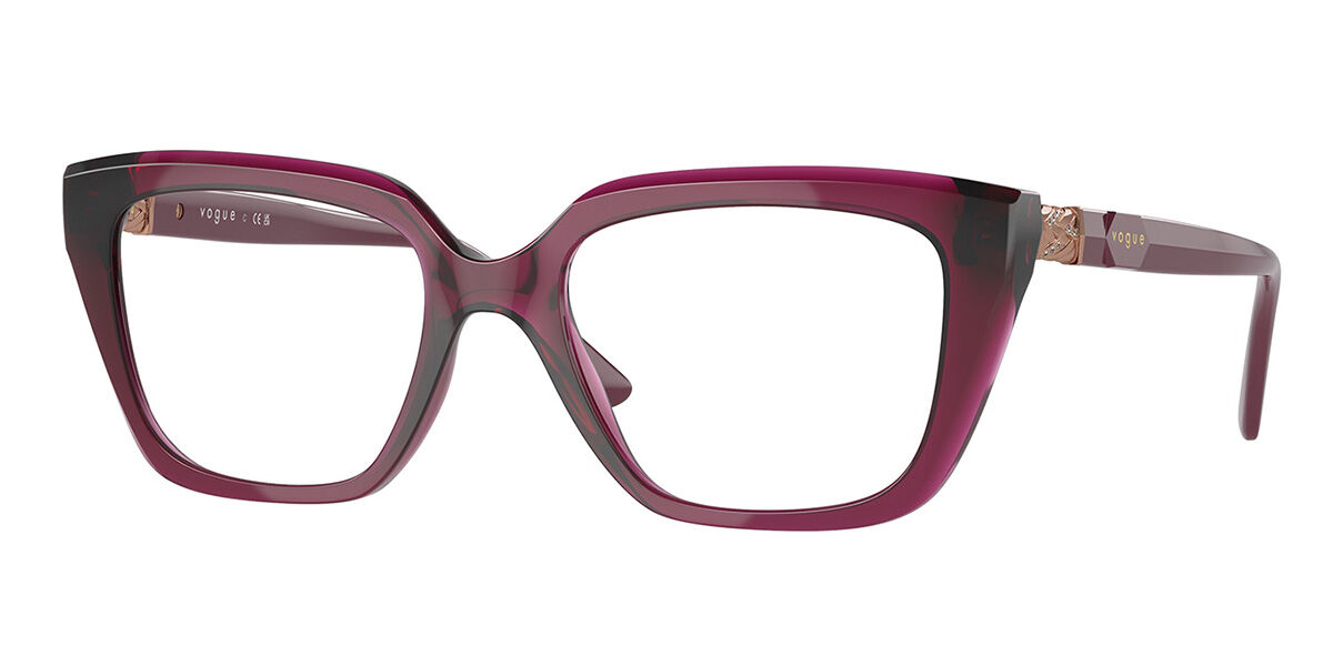 Photos - Glasses & Contact Lenses Vogue Eyewear VO5477B 2989 Women's Eyeglasses Red Size 50 (F 