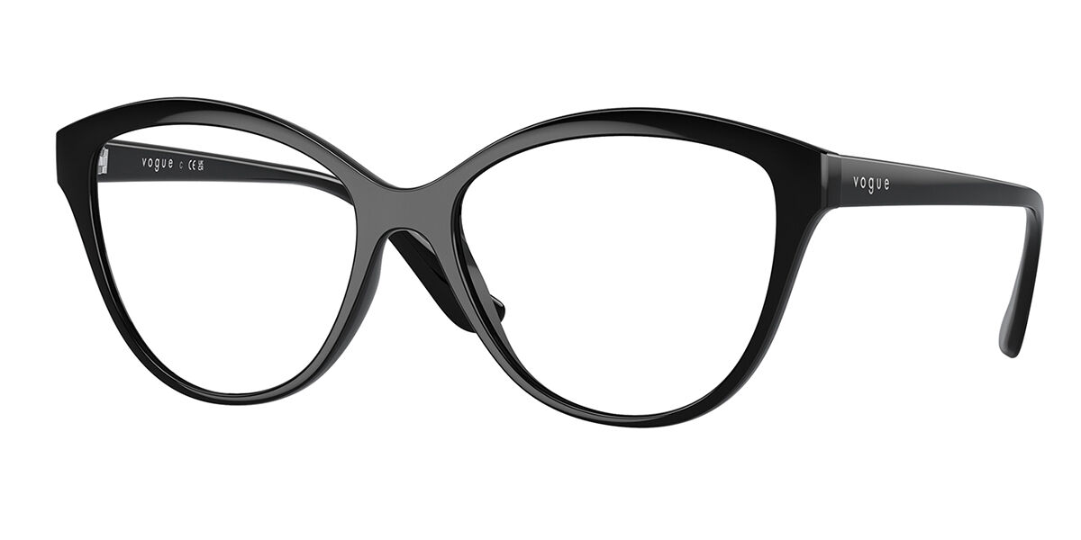 Photos - Glasses & Contact Lenses Vogue Eyewear VO5489 W44 Women's Eyeglasses Black Size 54 (F 
