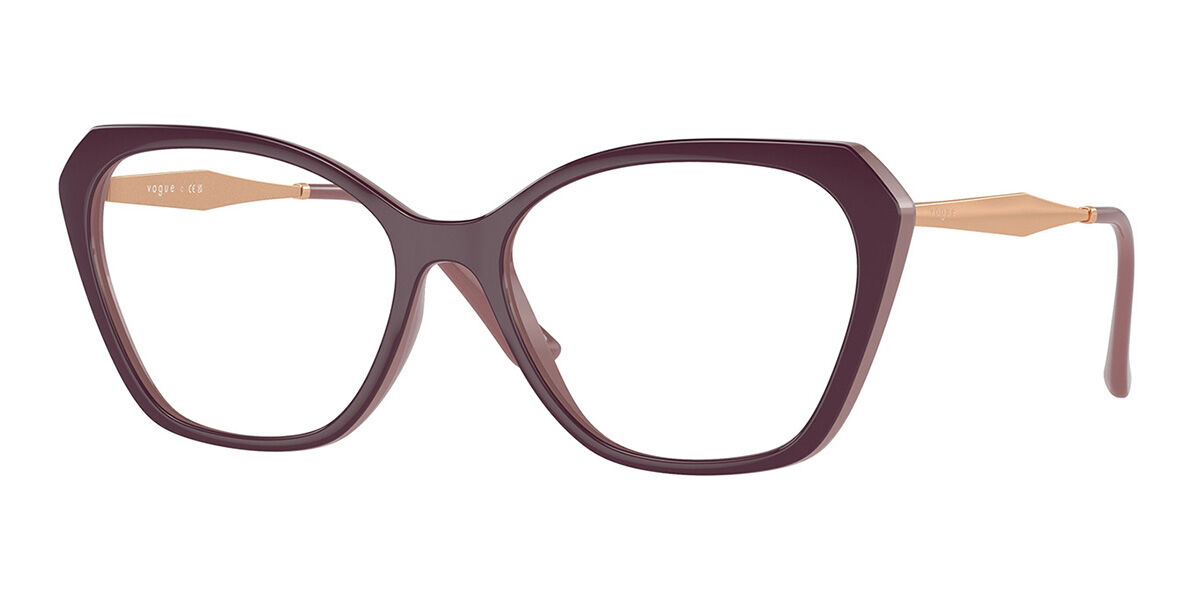 Photos - Glasses & Contact Lenses Vogue Eyewear VO5522 3100 Women's Eyeglasses Purple Size 54 
