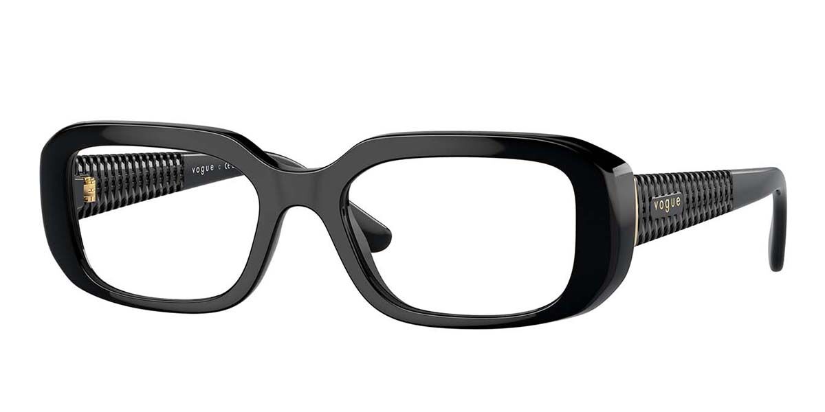 Photos - Glasses & Contact Lenses Vogue Eyewear VO5568 W44 Women's Eyeglasses Black Size 51 (F 