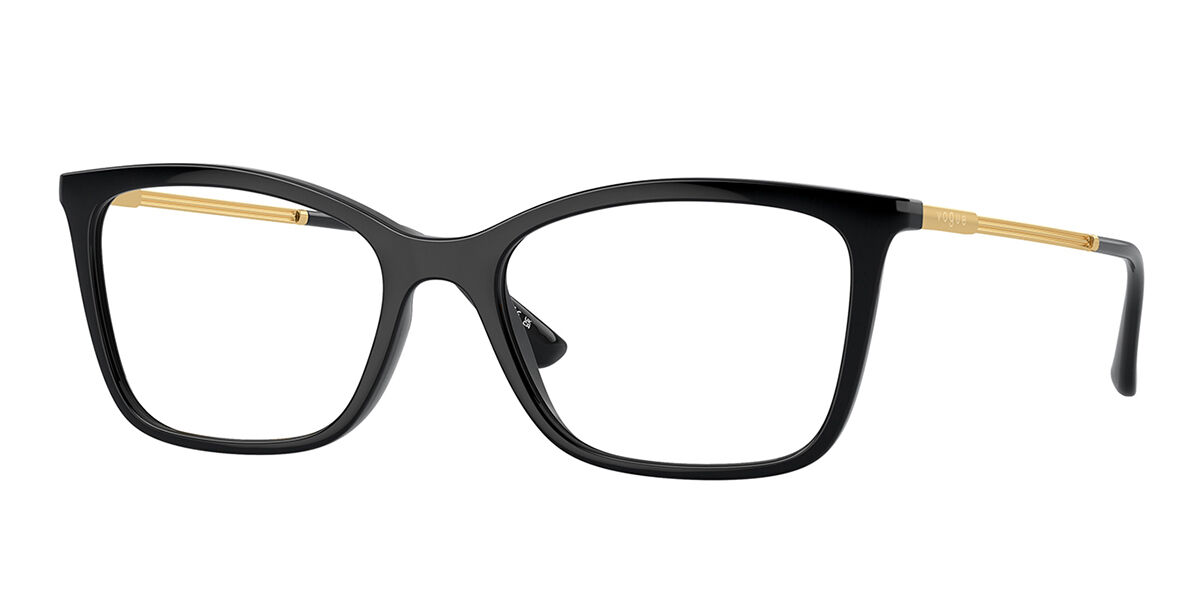 Photos - Glasses & Contact Lenses Vogue Eyewear VO5563 W44 Women's Eyeglasses Black Size 53 (F 