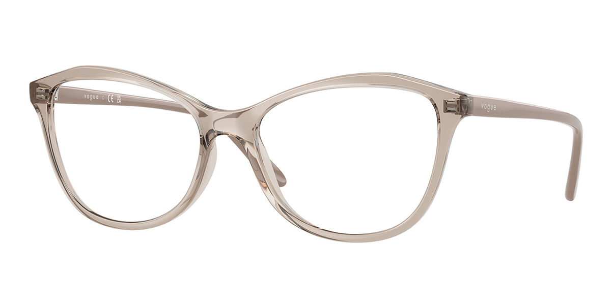 Vogue Eyewear VO5602F Asian Fit 2990 Women's Eyeglasses Brown Size 54 (Frame Only) - Blue Light Block Available