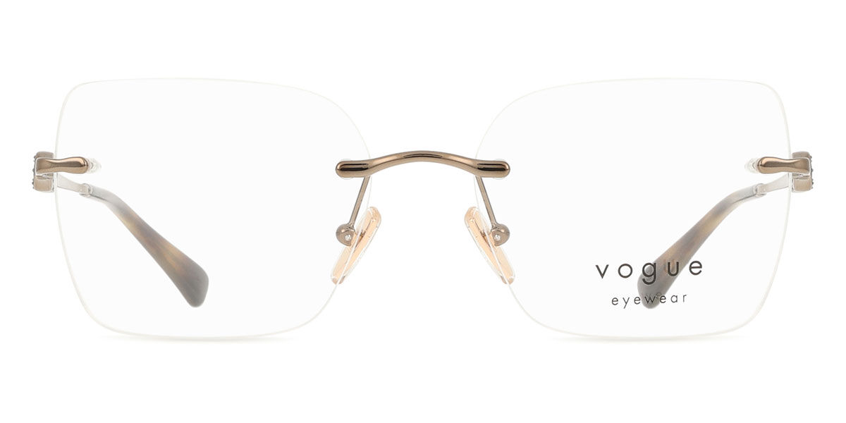 Vogue Eyewear VO4320B 5138 53 Bruna Glas&ouml;gon (Endast B&aring;ge) Kvinna