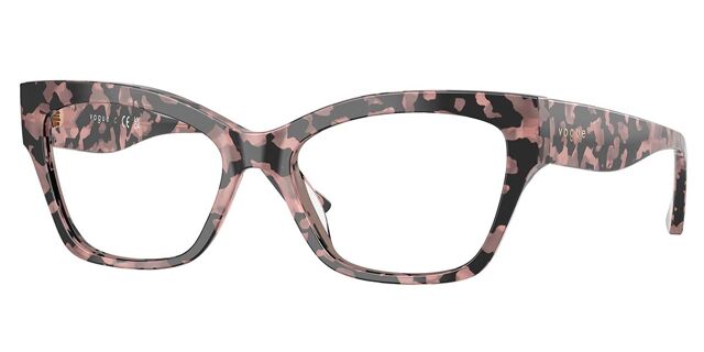 Vogue Brown Tortoiseshell Prescription Glasses Frames Amazon.com: Vogue Eyewear Womens VO2787 Square Prescription  main image 4